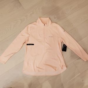 NiKE dri-FIT women's long sleeve half zip top